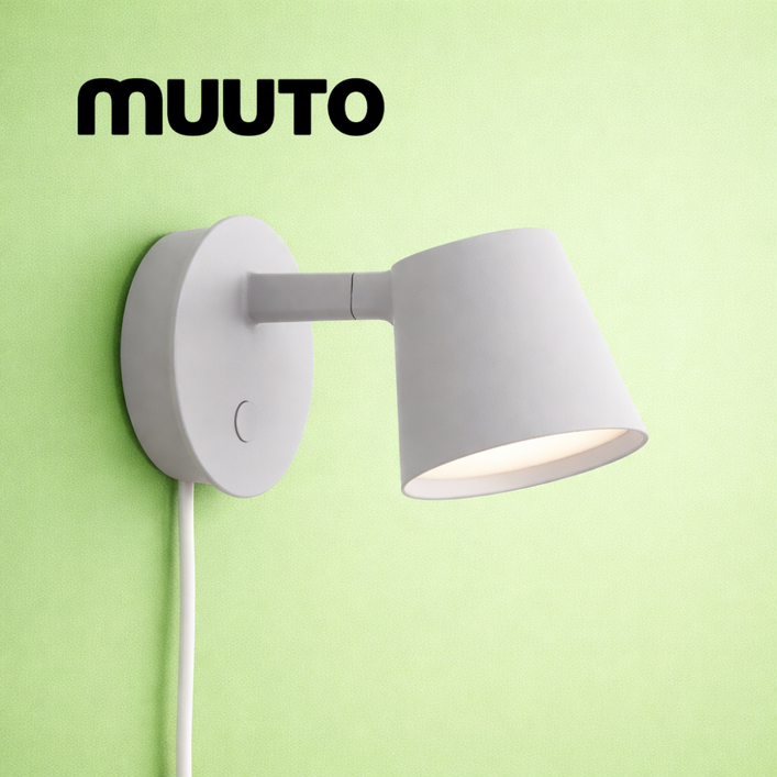 무토 팁 월 벽 테이블 조명 램프 무드등 취침등 침실 거실 인테리어 LED 디밍 밝기조절, Grey