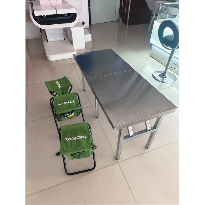 스테인레스 접이식 작업대 김장 요리대 테이블 배수 야외