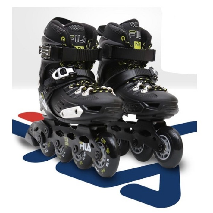 FILA 인라인스케이트 NRK JUNIOR 어린이 키즈 주니어 사이즈조절 고급형 쿨메쉬원단