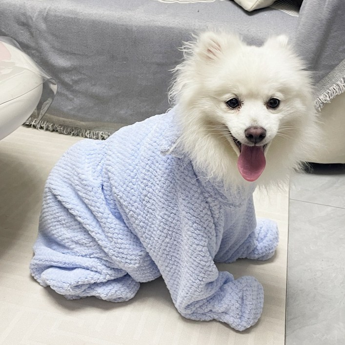 Tinduo 애완 동물 흡수 타올 두꺼운 목욕 타올 가운 겸용 속건, 1개