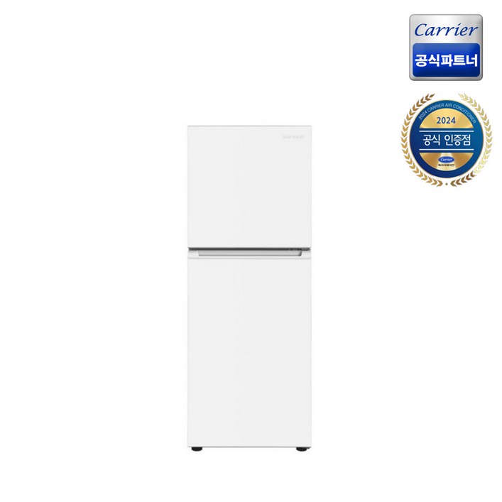 캐리어공식대리점 클라윈드 200리터 소형 냉장고 (무료배송설치포함) 원룸 냉장고 화이트 KRFT-200ATMWO, 화이트, KRFT-200ATMW