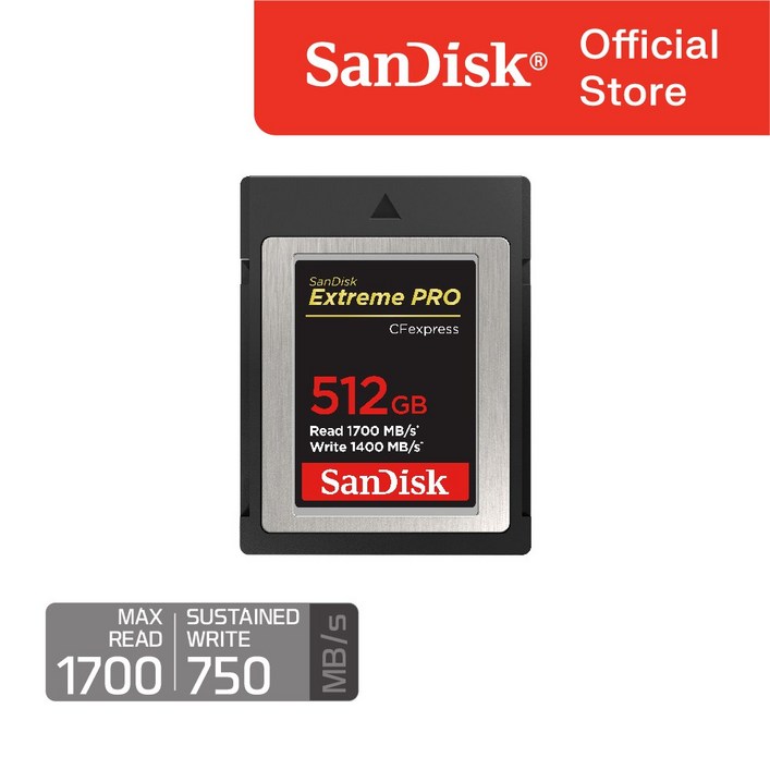 샌디스크 Extreme PRO CFexpress Card Type B, 1개 샌디스크 Extreme PRO CFexpress Card Type B, 1개