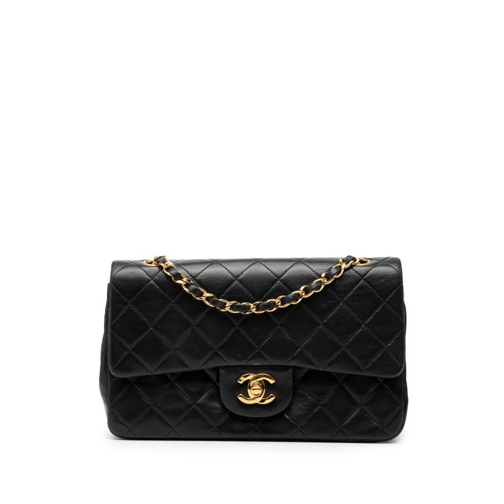 샤넬  중고 19911994 스몰 클래식 램스킨 더블 플랩 숄더 백