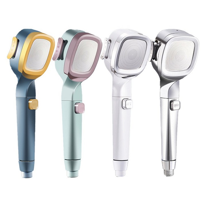 위시앤겟 4단 욕실 수압상승 샤워기 헤드