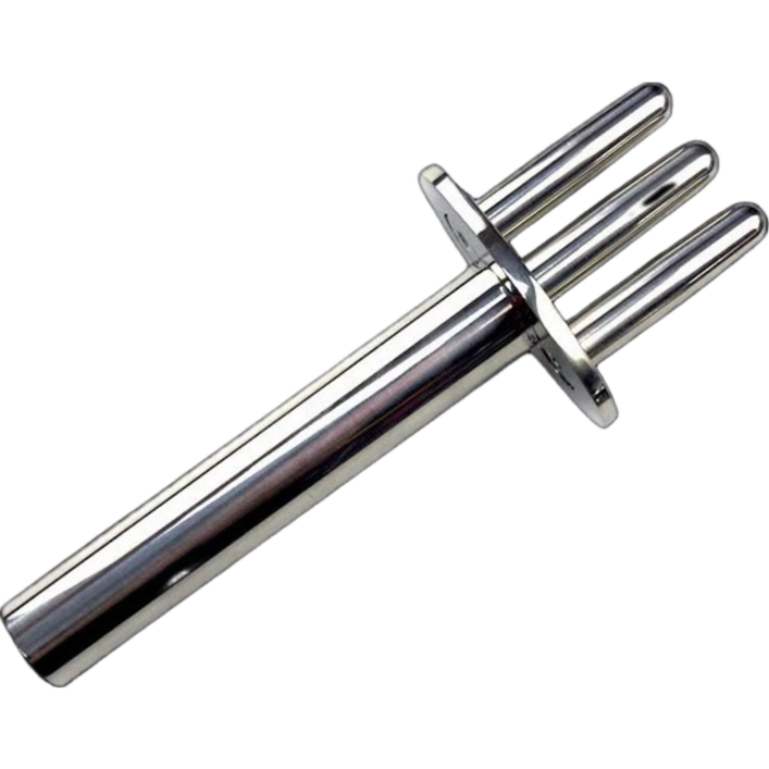 무드온, 삼지창 괄사, 마그네틱 테라피, 스틱 마사지기, 얼굴 전신 두피, 실버, 1개