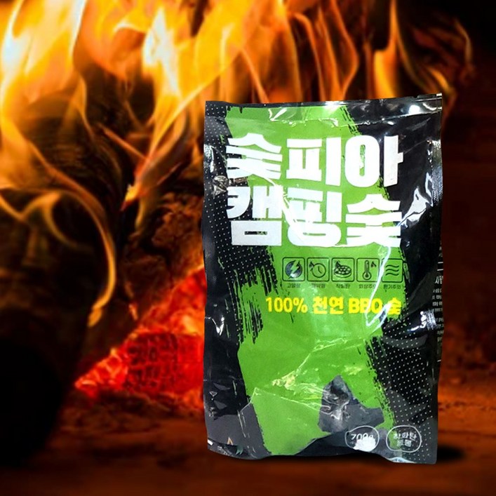 [참숯+장작] 참숯 장작 캠핑 바베큐 세트 차콜 고기숯 불멍 3~4인