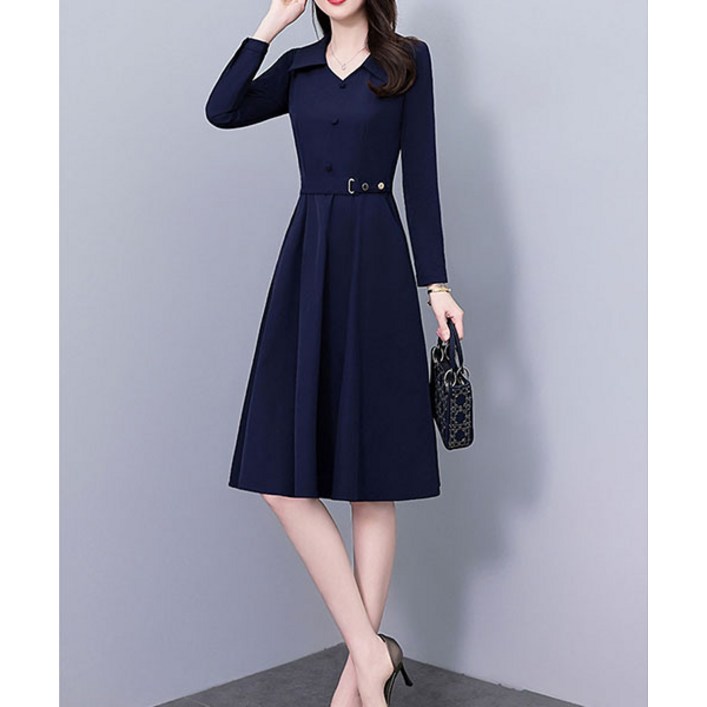 루씨앤 에리나 여성원피스 럭셔리 정장 결혼식 하객룩 력셔리 면 롱 오피스 데일리룩 1992