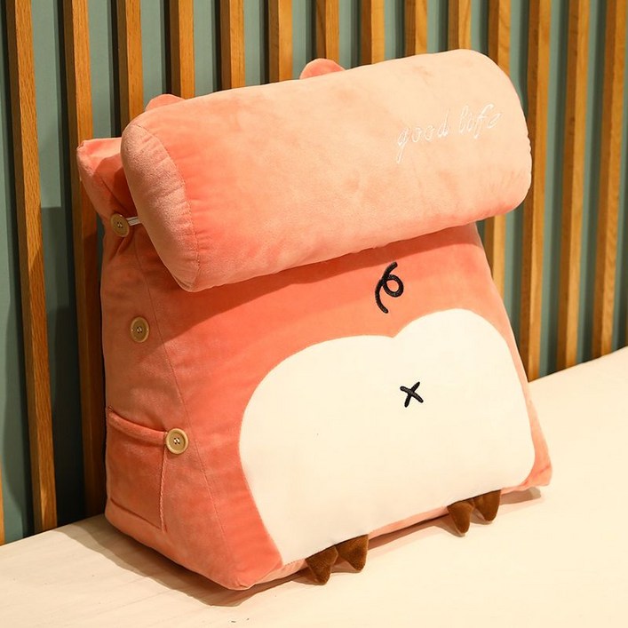 아이셀링 40도쿠션 등쿠션 베개 큐어백 독서 등받이