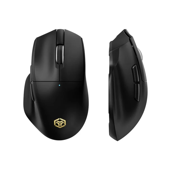 EWEADN A7 Pro 무선 게이밍 마우스 26000DPI PAW3395 3모드 블루투스 2.4G 유선 800mAh 초경량 인체공학, 블랙, A7 PRO