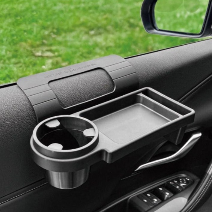 코지스 차량용 컵홀더 멀티 거치대 앞뒤 좌석 컵홀더, 1개, 블랙