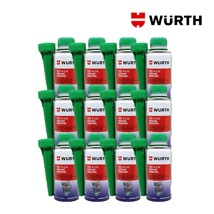 연료첨가제 뷔르트 옥탄부스터150ml 세탄부스터300ml 가솔린 디젤 세정, 12개(박스)