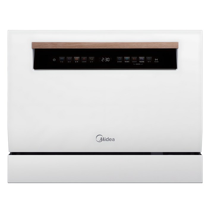 마이디어 카운터탑 앱연동 자동문열림 6인용 식기세척기, 화이트, MDWTT0608(W)-KR, 방문설치