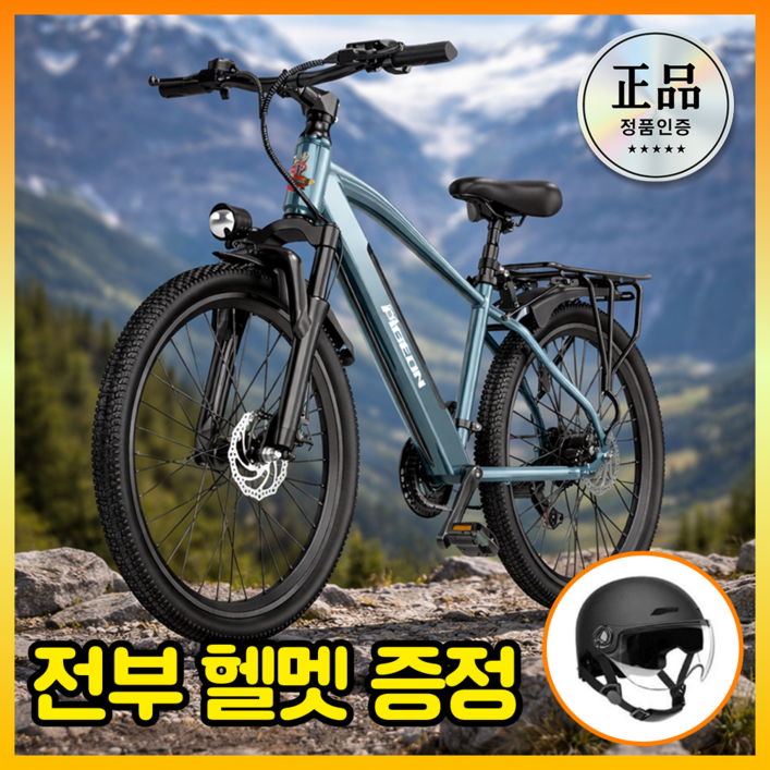 디즈센즈 고성능 전기자전거 전동자전거 자토바이 출퇴근 전동바이크 배달 경량스틸, 블랙 30ah, 경량스틸