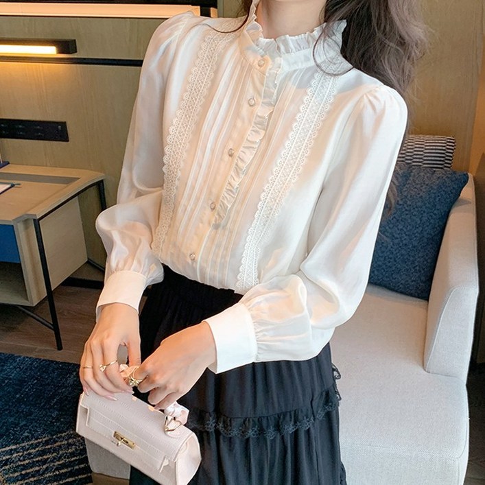 레일라 폴링 컬렉션 긴팔 블라우스 S250826FW1