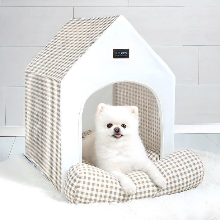 레토 반려동물 하우스, 아이보리, 1개