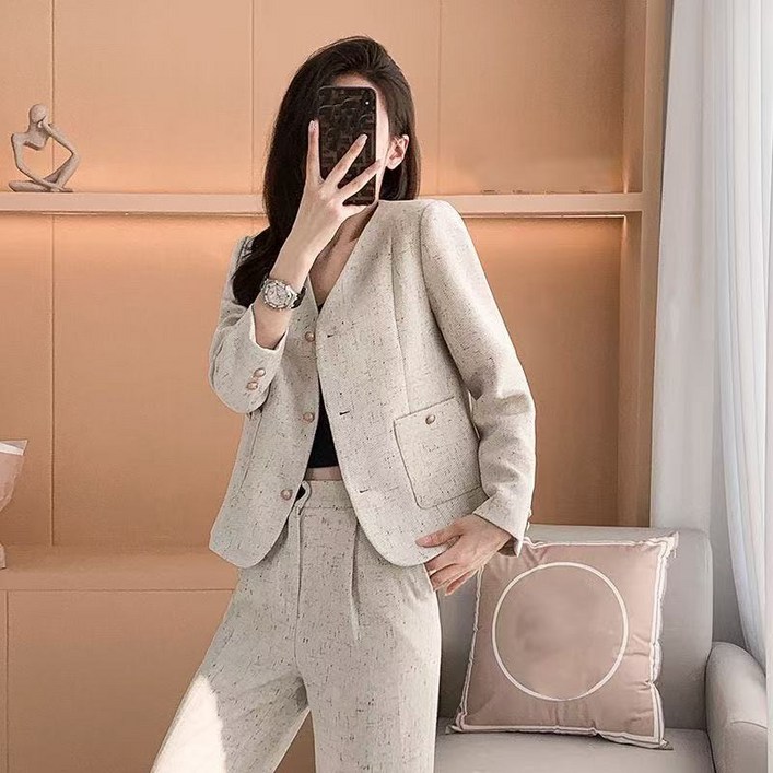 빌리즈빈 여성 캐주얼 워킹맘 정장 투피스 5821
