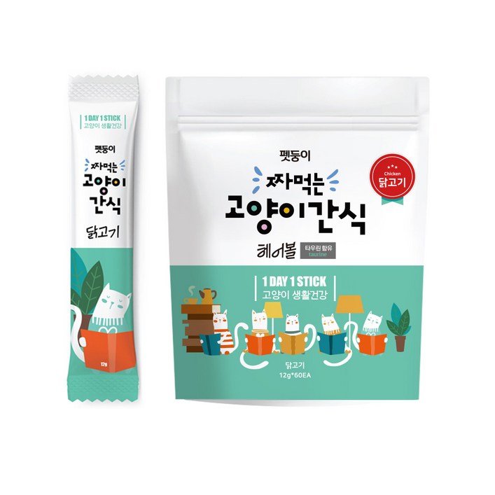 펫둥이 짜먹는 고양이 간식 3가지맛, 닭고기, 720g, 1개 펫둥이 짜먹는 고양이 간식 3가지맛, 닭고기, 720g, 1개