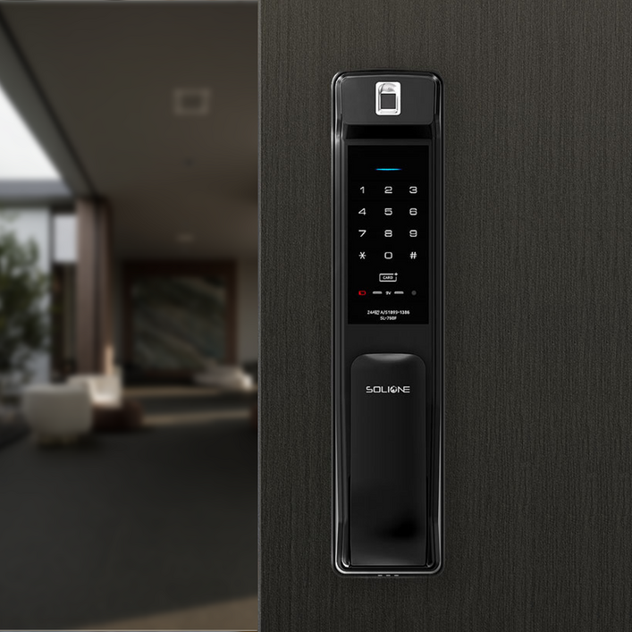 잇소키 IoT 스마트 도어락 푸시풀 WiFi모듈 디지털 도어록 카드 지문 펜션 무인 숙박