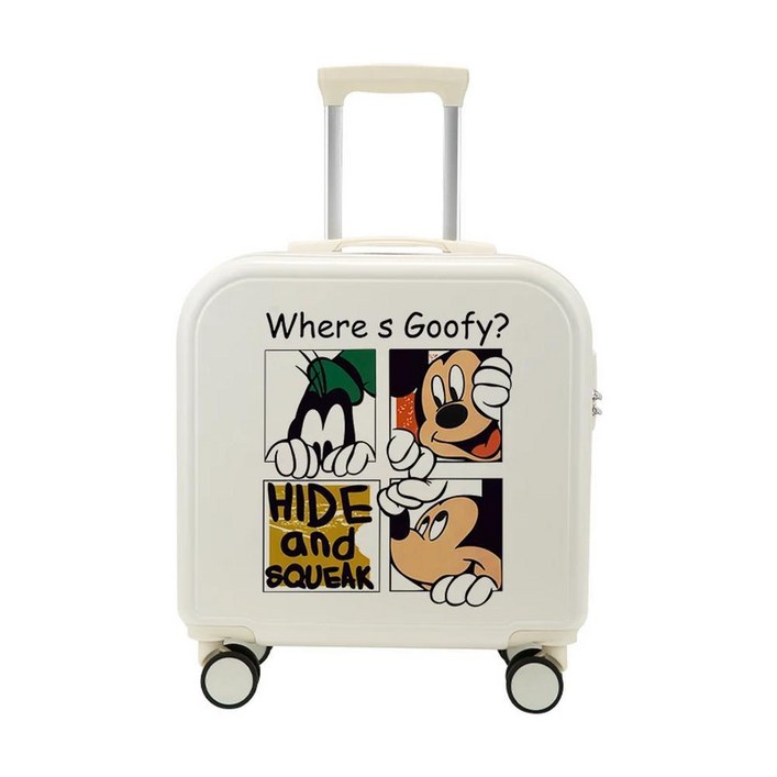 만화 여행 가방 캐리어 방향 바퀴 비밀번호 잠금 소재