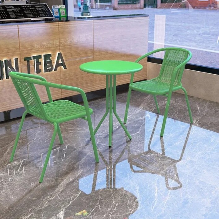 캠핑테이블의자세트 야외 캠핑 정원 소형 테이블 및 발코니 레저 티 홈 투인뮤블렌 가구