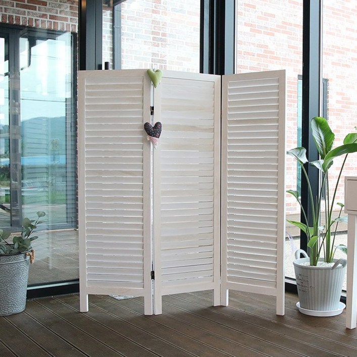 디모토 빈티지 올갤러리 미니 3단 1300 원목 파티션 까페 칸막이