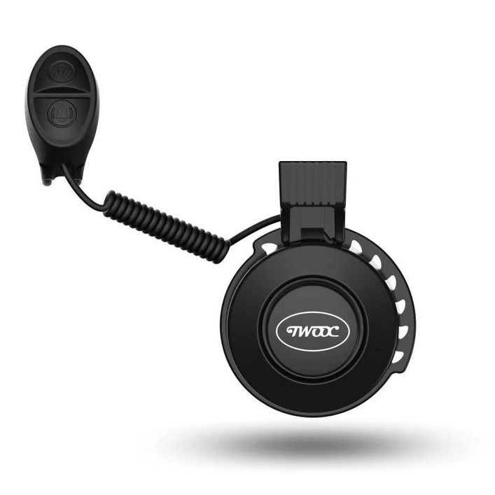 TWOOC 자전거 전동킥보드 볼륨조절 USB 전자벨, 블랙, 1개 TWOOC 자전거 전동킥보드 볼륨조절 USB 전자벨, 블랙, 1개
