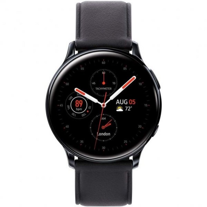 삼성 갤럭시 워치 액티브 2 40mm GPS 블루투스 스마트워치 고급 건강 모니터링 피트니스 트래킹 오래 가는 배터리 블랙 SMR830NZKCXAR 리퍼비시