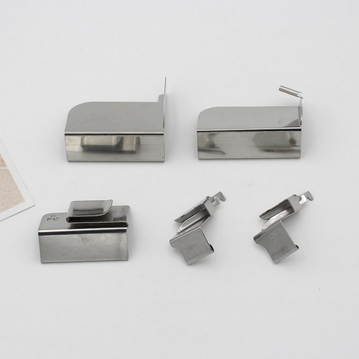 공업용 오버록 시접가이드 조기가이드 컷팅가이드 원단밀림방지 노루발, 1개, 단일색상