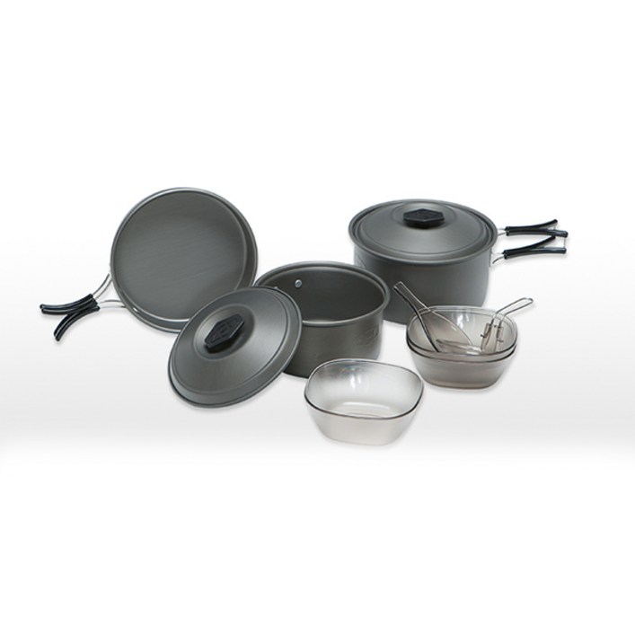 제드 에코하드쿡 34인용 경질 코펠 세트 캠핑 가족용 취사도구