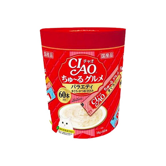 이나바 고양이 챠오츄르 구루메 간식 60P