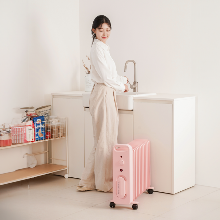 흥신 국산 라디에이터 50주년에디션 오르씨그린바닐라핑크블랙 전기라디에이터 가정용 화장실 원룸 난방 라디에이터 전기식히터 방열기 7핀10핀13핀