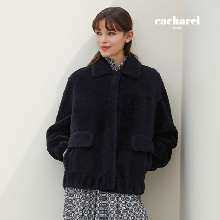 [론칭가798,000원] 까사렐 FW 리얼무스탕 하프코트