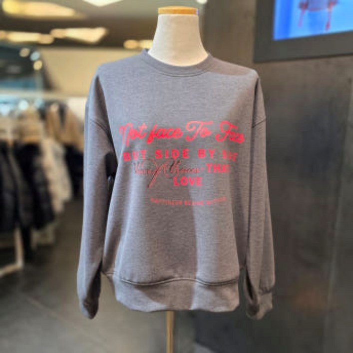 3층 영캐주얼  보브 레터링 프린트 티셔츠 7126140504