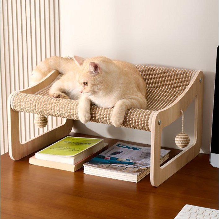 캣박스 고양이 이동식 침대 해먹 스크래처 스크래쳐