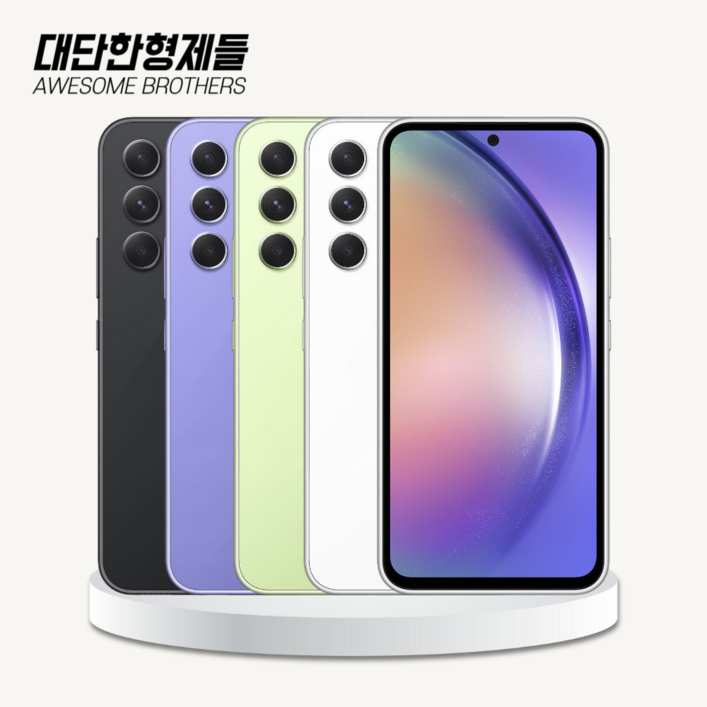 새상품급 삼성전자 갤럭시 퀀텀4 5G A54 SMA546 저장용량 128GB 공기계