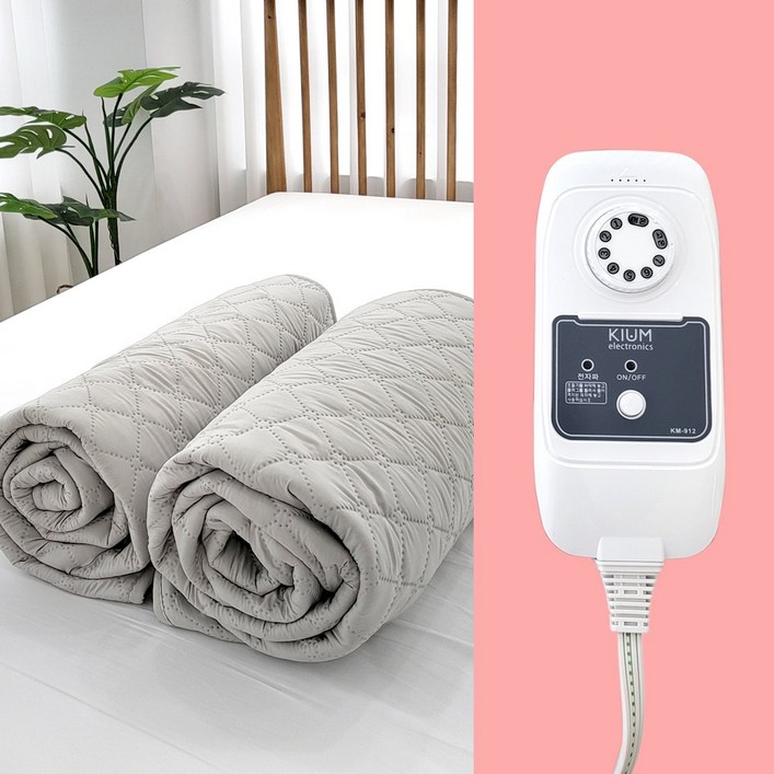 웜바디 카본 탄소매트 카본 전기요 캠핑 침대용 전기매트, 더블D