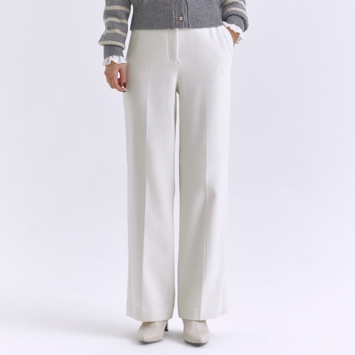 로엠 세미와이드 슬랙스기모