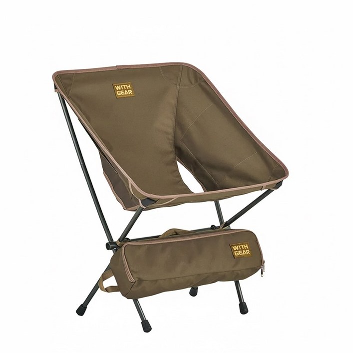 위드기어 체어 팟2 FCPD2 컴팩트 초경량 캠핑 의자 국내 제작 국산 접이식 예쁜 경량 캠핑체어 캠핑용품 의자침대, 올리브, 1개