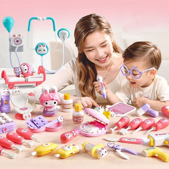 젤리버니 치과의사 놀이 장난감 선물 완구, 1개, 상세페이지 참조