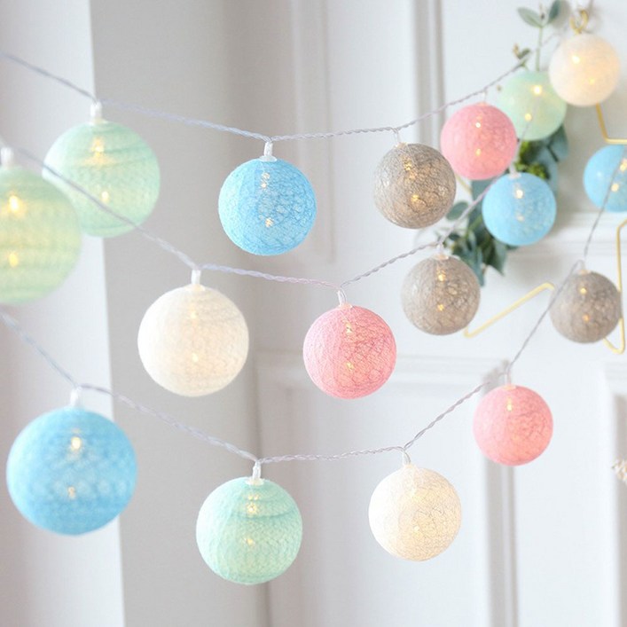 [온기충전] 애니윙 스트링 조명 가랜드 LED 라이트 20구 3m