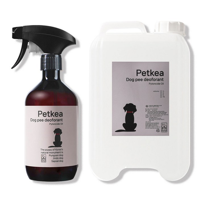 펫케아 강아지탈취제 피톤치드 천연 스프레이 반려견 오줌냄새 제거  공병, 1개, 20L