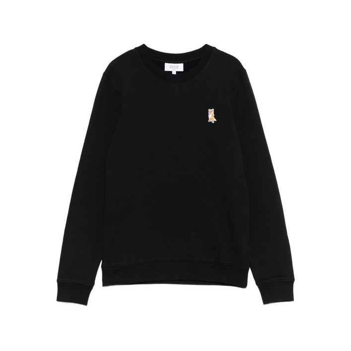 메종키츠네 폭스 자수 스웨트셔츠