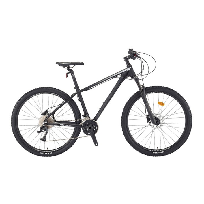 스마트자전거 테트라 7XX MTB 2024년 69.9cm27.5인치 33단 유압식디스크브레이크 입문용 미조립, 1개, 180cm, M사이즈 무광블랙
