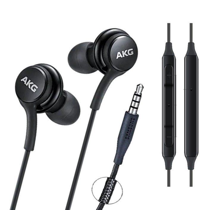 삼성 AKG 이어폰 정품 갤럭시 S9 S8 S10 노트9 노트8 인강 게임용, 블랙그레이, 단일상품