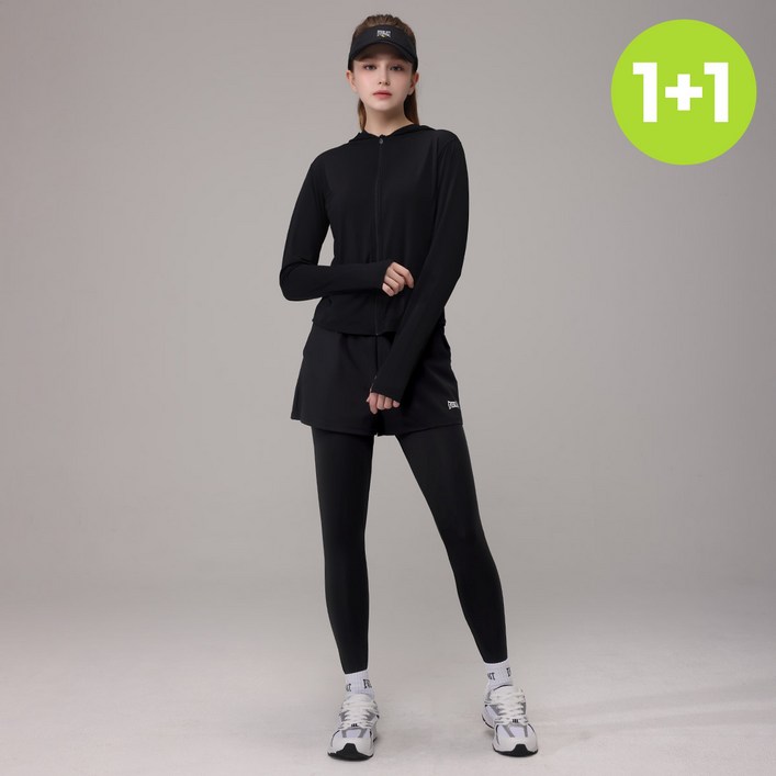 에버라스트 여성 반바지레깅스 1+1