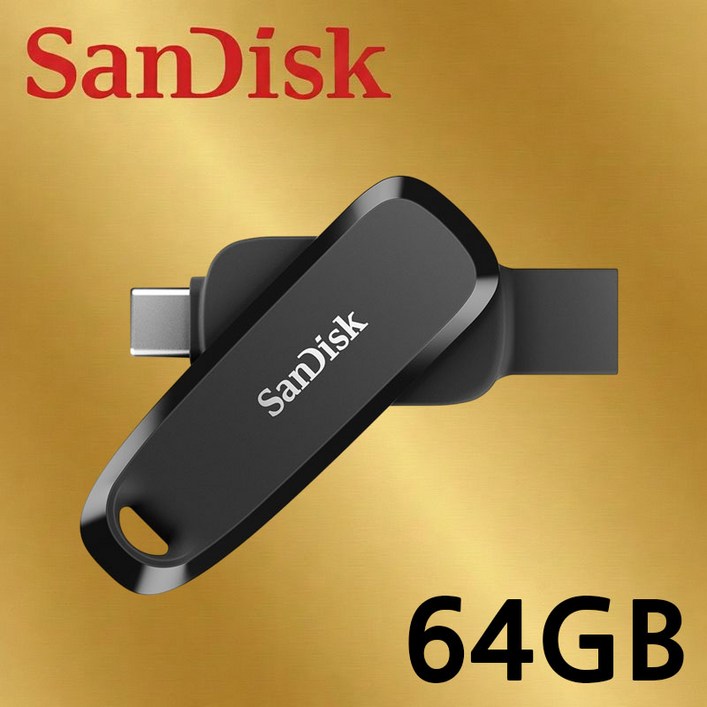 샌디스크 USB 메모리 Phone Drive C타입 OTG 3.2 C6 블랙