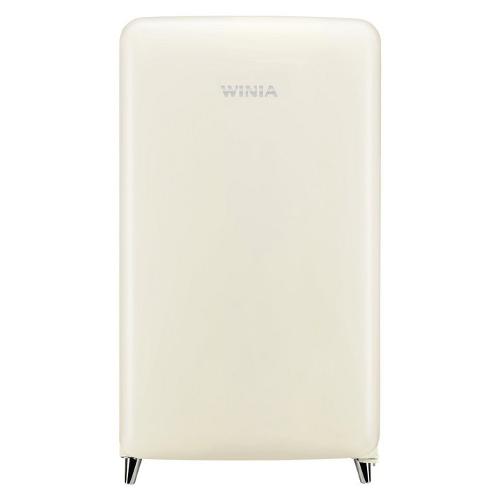 위니아 인증점 레트로 소형 냉장고 프리미엄 칵테일 크림 원룸 사무실 118L ERT118CCA 전국무료배송