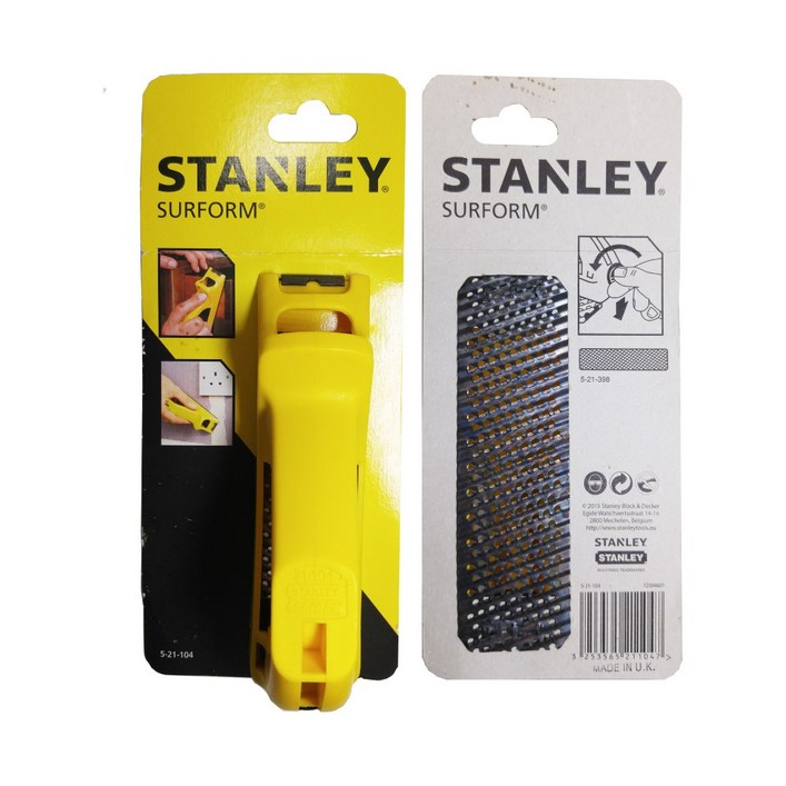 이젠몰 이젠몰 스탠리 석고대패  521104 날길이 140 X 42mm 경량모듈의 표면처리용 아연퍼티 연마용 도장전문가용 자동차 보수 도장 DIY 도색 셀프복원 더벙커 이젠 카페인트, 1개, 단일 색상