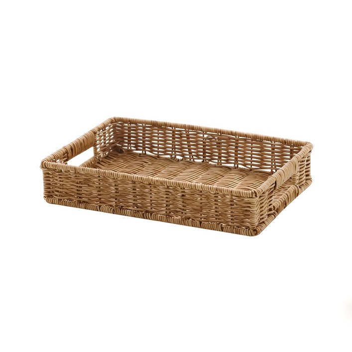 네이쳐리빙 데이지가든 트레이 라탄바구니