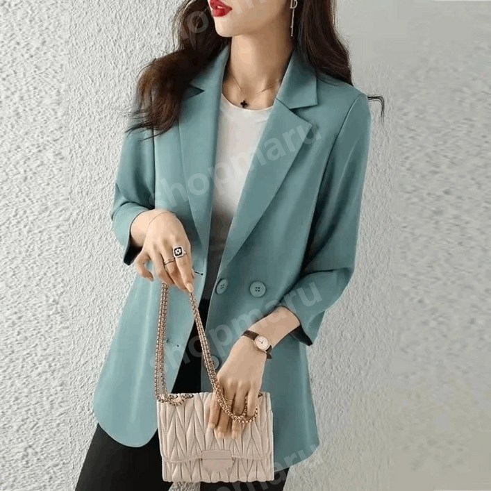 쉬폰정장자켓 여름 캐주얼 정장 자켓 슬림핏 캐주얼